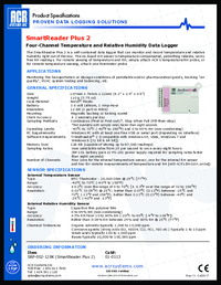 Thumbnail of document Data Sheet - SmartReader Plus 2 Data Logger